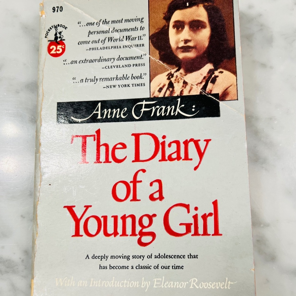 Anne Frank The Diary of a Young Girl Vintage Paperback Published 1953